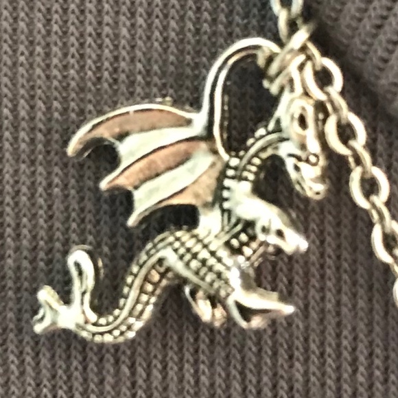 Harry Potter Series J. K. Rowling Handmade Literature Necklace, Book Cover, Wand - Picture 3 of 16